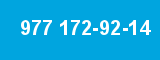 977 172-92-14 977 172-92-14